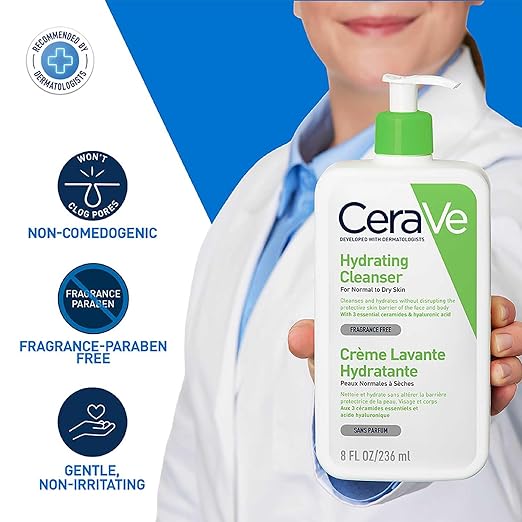 <strong>CeraVe Hydrating Facial Cleanser</strong> 